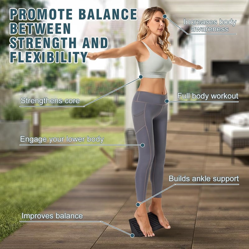 ARCHAEUS Ankle Balance Boards,Ankle Strengthener,Calf Stretcher,Achilles Stretcher,Slant Board for Calf Stretching,Calf Stretcher for Physical Therapy Equipment Plantar Fasciitis,Achilles Tendonitis - Image 3